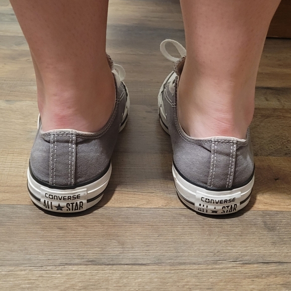 Hardly worn gray 9.5 Converse - Picture 7 of 10